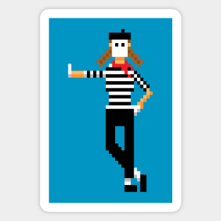 Street Performer - Pixel Art Magnet